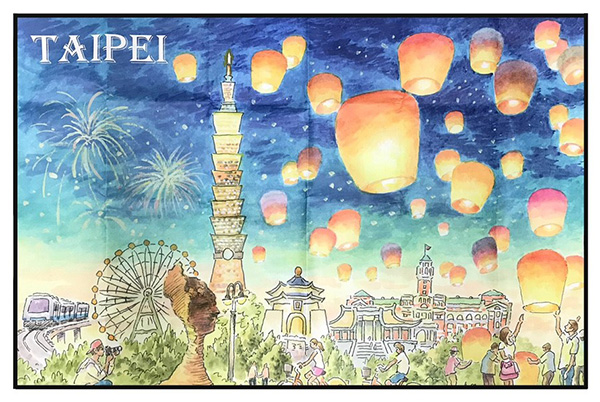 Taipei Impression_picnic mat台北印象_野餐墊